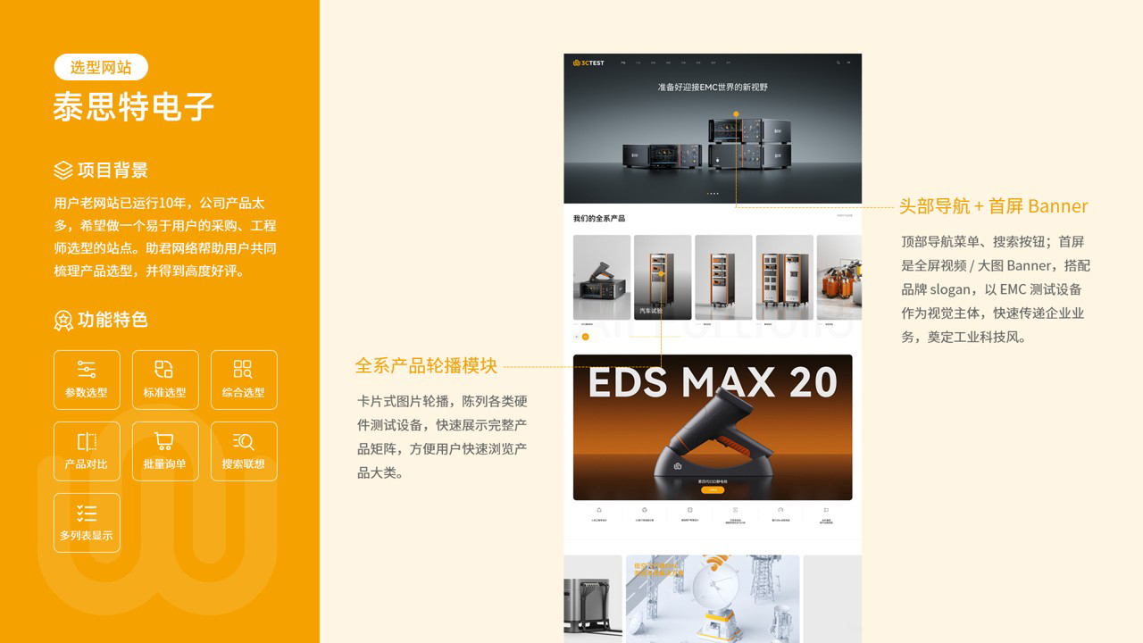 泰思特电子选型网站 图1